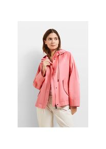 Bugatti, Unisex, Bugatti Blouson mit Kapuze mit lockerer Passform, rose, 34, Baumwoll-Mix