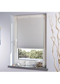 Liedeco, Plissee &raquo;Klemmfix-Thermo-Plissee&laquo; Lichtschutz ohne Bohren verspannt, wei&szlig;, Obermaterial: 100% Polyester