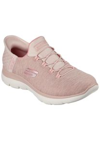 Skechers , Slipper »SUMMITS DAZZLING HAZE« Slip Ins Sneaker, Freizeitschuh mit dezenten Kontrastdetails , rosa , Sportiver Halbschuh mit...