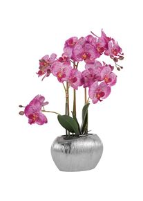 Kunstpflanze »Orchidee«, Kunstorchidee, im Topf , lila , Home Affaire