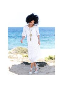 Heine , Sommerkleid »Kleid« , beige , gewebte Qualität