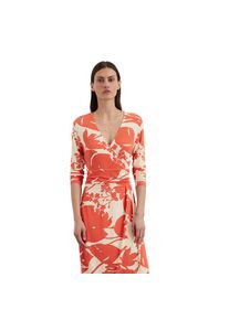 Marc O'Polo Marc O'Polo , Druckkleid, in Wickel-Optik , orange , Kleid von Marc O'Polo