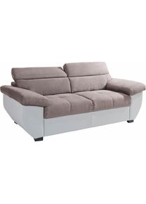 2,5-Sitzer »Speedway« Big-Sofa mit Kopfteilverstellung , braun , COTTA