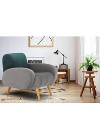 Sessel »Tox« in aussergewöhnlicher stylischer Optik , blau , Home Affaire