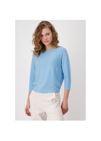 monari , Rundhalspullover mit Strukturmuster , Schöner Basic Pullover mit Strukturmuster von monari