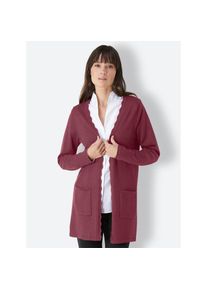 CREATION L PREMIUM, Unisex, CREATION L PREMIUM Cardigan, bordeaux, 44, kostbares Naturprodukt