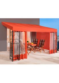 Quick Star , Anbaupavillon »Romana«, (Set), BxT: 400x300 cm , orange