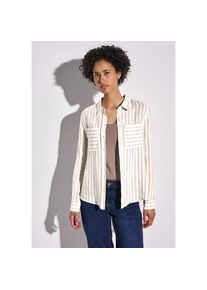 Street One , Damen , Hemdbluse mit Streifen Muster , beige , Bluse von Street One