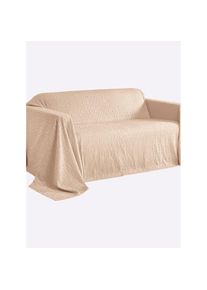 Bett&uuml;berwurf , grau , Pereira da Chuna , 100% Baumwolle