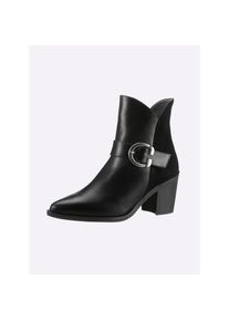 Heine , Stiefelette , schwarz , Made in Spain