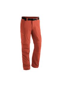 Maier Sports , Damen , Funktionshose &raquo;Tajo 2&laquo; Herren Wanderhose, zipp-off Outdoor-Hose, 4 Taschen, Regular Fit , rot , Dank praktischer...