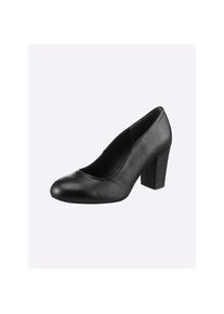 Andrea Conti , Pumps , schwarz , aus Synthetikmaterial in Nappa-Optik