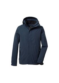 Killtec , Outdoorjacke »KOS 87 KG MN JCKT XENIOS« , blau , Funktionsjacke mit abzippbarer Kapuze