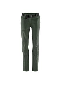 Maier Sports , Funktionshose »Arolla«, Damen Wanderhose, zipp-off Outdoor-Hose, 3 Taschen, Regular Fit , grün , Dank praktischer Zipp-off-Funktion...