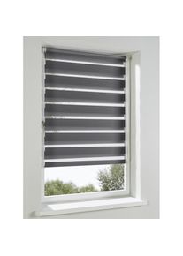 Raffrollo mit Klemmträger , grau , HEINE HOME