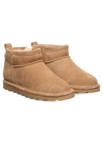 Bearpaw , Winterboots »SHORTY YOUTH«, Winterstiefel, Schlupfstiefel, Kinderschuh mit Lammwolle , braun , Der seitliche Stretch-Einsatz ermöglicht...