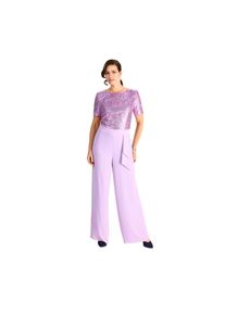 HERMANN LANGE Collection, Unisex, HERMANN LANGE Collection mit Pailletten, lupine, 48, N-Gr, Culotte-Overall von HERMANN LANGE