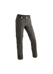 Maier Sports, Unisex, Funktionshose &raquo;Inara slim zip&laquo; Unisex Wanderhose, zipp-off Outdoor-Hose, 4 Taschen, Slim Fit, schlamm, 80, Langgr&ouml;ssen, Dank 