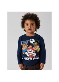 Name It , Jungen , Langarmshirt »NMMJOLL PAW NREG LS TOP NOOS CPLG« , blau , Top von name it für Jungen