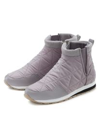 Vivance, Unisex, Winterstiefelette in modischer Stepp-Optik, Ankle Stiefeletten, Outdoor Boots, Sneaker, grau, 44, Besonders leichter Winterstiefel