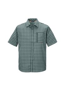 Killtec , Funktionshemd »KOS 44 MN WVN SHRT« Atmungsaktiv, schnelltrocknend, wasserabweisend , blau , Kariertes Funktionshemd