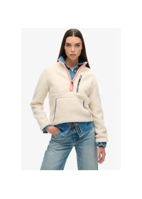 Superdry , Fleecepullover »OUTDOOR HALF ZIP FLEECE« , beige , Outdoor Fleeceshirt von Superdry