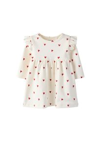 name it , Minikleid »NBFDHEART LS DRESS« , weiss , Kurzes Kleid von name it für Mädchen