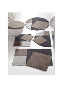 Badematte , grau , Grund