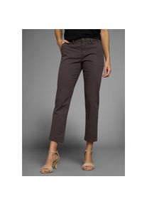DELMAO , 7/8-Hose, mit funktionalen Eingriff- & Ziertaschen , schwarz , 7/8-Hose in schmaler Beinform