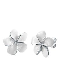 Elli, Femmes Boucles d'oreilles 'Frangipani Blüte', argent