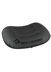 Sea To Summit, Sea To Summit Reisekissen &raquo;Aeros Ultralight Pillow Large Grey&laquo;, grau, Polyester, Multifunktionelles Mini-Ventil zum einfachen Aufblasen