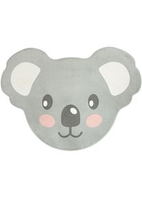 Kinderteppich &raquo;Chicos 557&laquo; Motivform 2 mm H&ouml;he Flachgewebe, Koala, Kinderzimmer , grau , Paco Home , Obermaterial: 100% Polyester