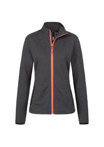 LPO , Strickfleecejacke &raquo;XARA WMN&laquo; mit Stehkragen , grau , Bequeme klassische Damen-Fleecejacke