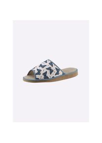 Casual Looks , Pantolette , blau , Weite F