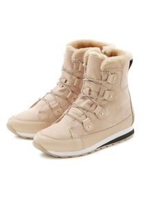 Vivance , Stiefelette, mit Warmfutter, Winterstiefel, Stiefel, Boots VEGAN , beige , Mit kuscheligem Warmfutter - besonders bequem & komfortabel