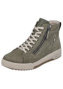 Rieker Sport, Unisex, RIEKER Sport Schn&uuml;rboots , Stiefelette, High Top Sneaker, Freizeitboots mit Reissverschluss, khaki, 40, Sportiver Boots mit 