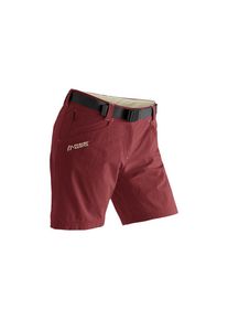 Maier Sports, Unisex, Funktionsshorts &raquo;Lulaka Shorts&laquo; Unisex Shorts, kurze Wanderhose, Outdoorhose mit 4 Taschen, Regular Fit, weinrot, 36, 