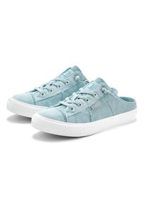 ELBSAND , Sneaker »Sabot, Clog, Freizeitschuh, Halbschuh, Stoffschuh,«, zum Reinschlüpfen Unisex VEGAN , blau , Textilschuh im angesagten Used-Look...