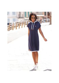 Casual Looks, Unisex, Sweatkleid &raquo;Sweatkleid&laquo;, marine, 44, Normalgr&ouml;ssen, mit 50% Baumwolle