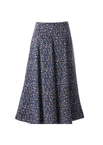 Inspirationen, Unisex, Maxirock, marine, bedruckt, 19, Chiffon-Qualit&auml;t