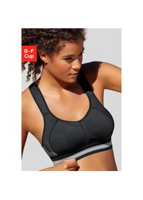 active by Lascana Lascana Active, LASCANA ACTIVE Sport-BH ohne B&uuml;gel f&uuml;r Sportarten mit starker Belastbarkeit, schwarz, 95, Cup F, Sport-BH