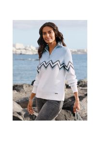 Casual Looks , Troyer »Pullover« , blau , reine Baumwolle
