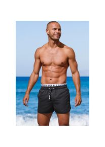 Copenhagen Studios, Herren, Badeshorts mit elastischem Bund, schwarz, XL (54/56), N-Gr, B&uuml;ndchen mit Markenschriftzug