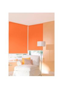 Seitenzugrollo »One size Style uni« Lichtschutz ohne Bohren freihängend Made in Germany , gelb , SUNLINES , Obermaterial: 80% Polyester, 15%...