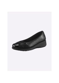 Casual Looks , Ballerina , schwarz , Weite G