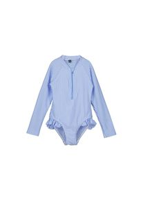 Blue Seven , Badeanzug »Badeanzug«, (1 St.), Rüschen , blau , Langärmliger Mädchen Badeanzug
