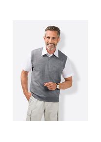 Marco Donati, Herren, V-Ausschnitt-Pullover &raquo;Pullunder&laquo;, grau, meliert, 46, Pullunder