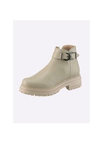 Heine, Unisex, Heine Stiefelette, ecru, 37, Made in Portugal