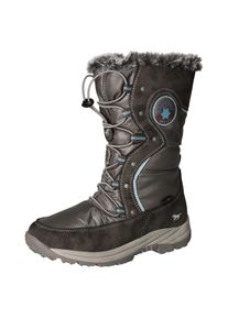 Mustang Shoes , Kinder,Jugendliche , Winterstiefel , Snowboots, Outdoorstiefel in bequemer Weite , grau , Mit Schnellverschluss, Gummizug und...