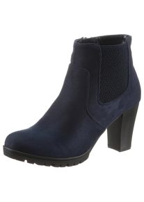 Aniston SHOES , Stiefelette, Ankleboots mit seitlichem Stretcheinsatz - NEUE KOLLEKTION , blau , In elegantem Look - aus der neuen Schuhkollektion...